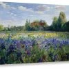 Coupon ✨ Brushstone Evening At The Iris Field, 36"x48" 🔥 -Cheap wall decor Store home design 48