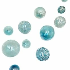 Deals 🔥 Worldly Goods Too Wall Spheres - Sky & Aqua ~Set Of 11 ❤️