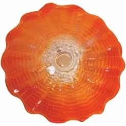 Promo 😉 Dale Tiffany Titian Hand Blown Art Glass Wall Decor, 12"D 🎉