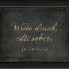 Buy 🤩 The Artwork Factory ® Write Drunk Edit Sober Framed Artwork ⭐ -Cheap wall decor Store home design 73