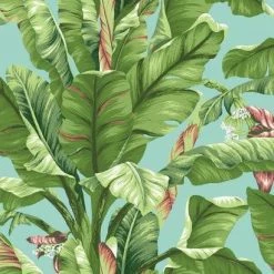 Cheapest ✨ York Wallcoverings AT7070 Tropics Banana Leaf Wallpaper 🧨