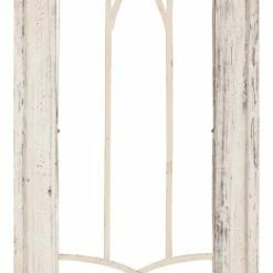 Discount ⭐ Mexican Imports Valeria Architectural Window-Farmhouse Wall Decor, Vintage White 🌟