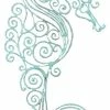 Buy 🛒 Young's Lacey Look Distressed Design Coastal Teal Seahorse Metal 18 Inches Wall Decor 🎉 -Cheap wall decor Store home design 82