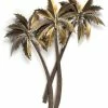 New ✔️ Copper Art Coastal Home Decor 'Palasari Palms Triple' - SST Steel Beach Palm Trees Art ✔️ -Cheap wall decor Store home design 83